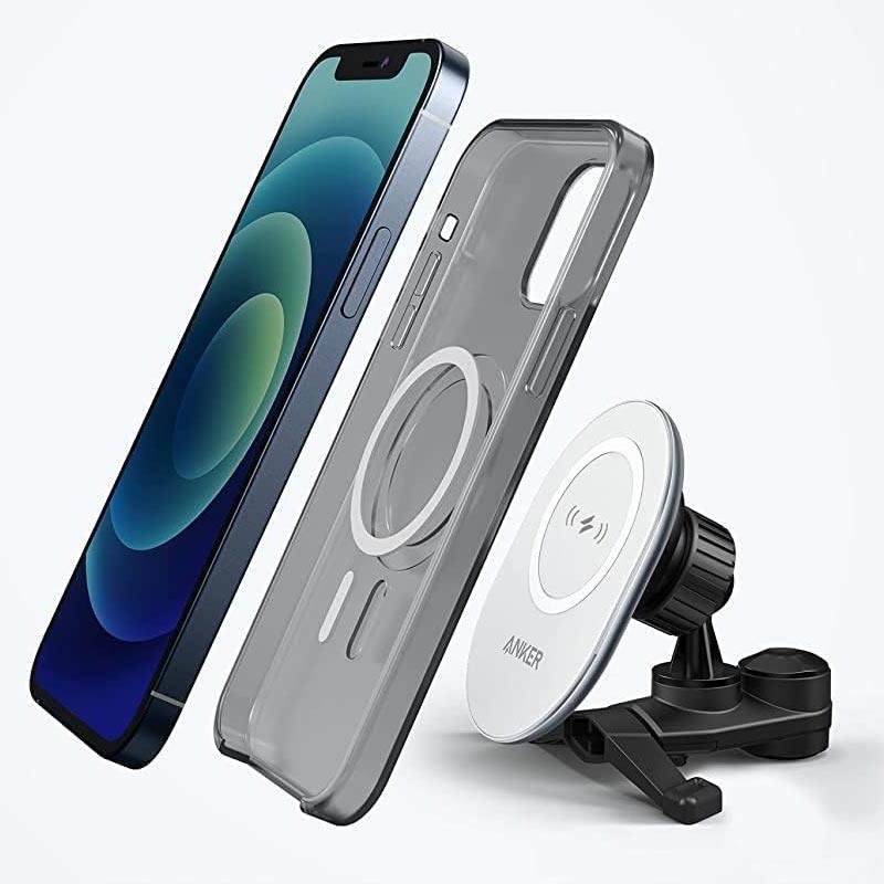 Anker PowerWave Magnetic Car Charging Mount White (A2931)