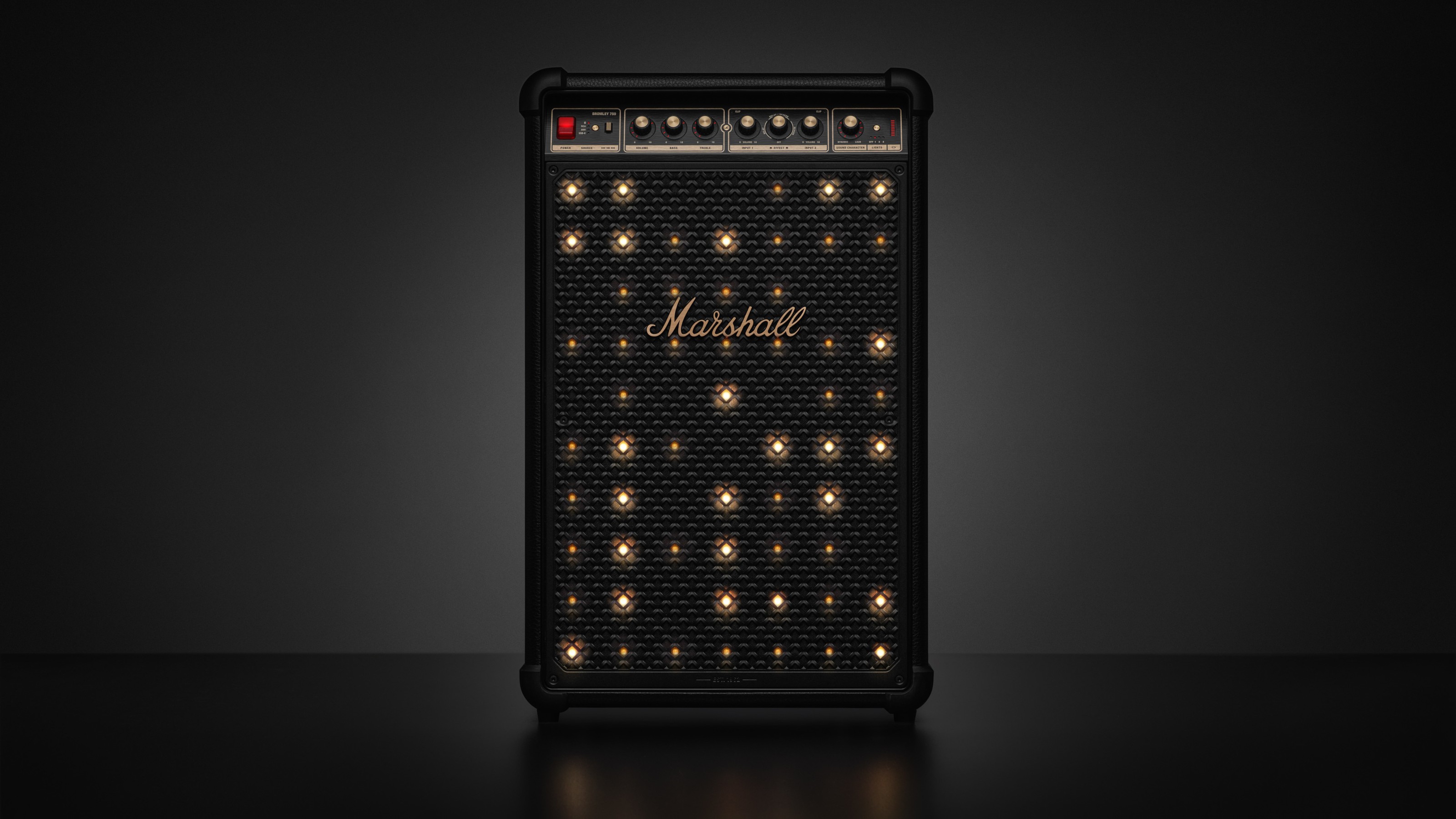 Marshall Bromley 750 Party Speaker - Black & Brass