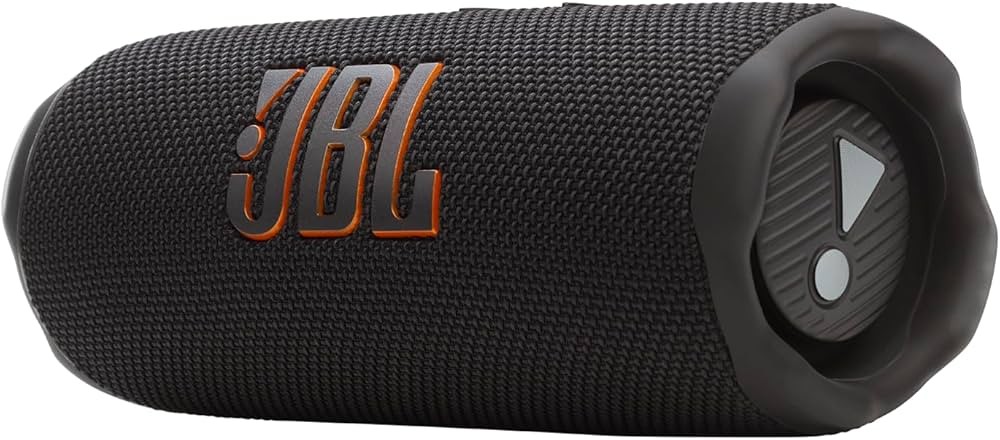 JBL Flip7 WaterProof Portable Bluetooth Speaker - Black/Orange