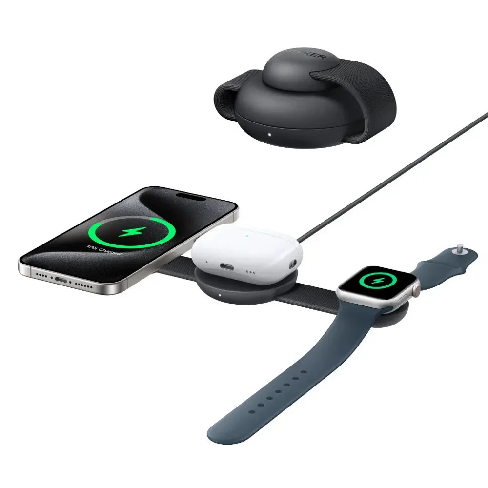 ANKER MAGGO WIRELESSCHARGER 3IN 1 FOLD B25M8H11