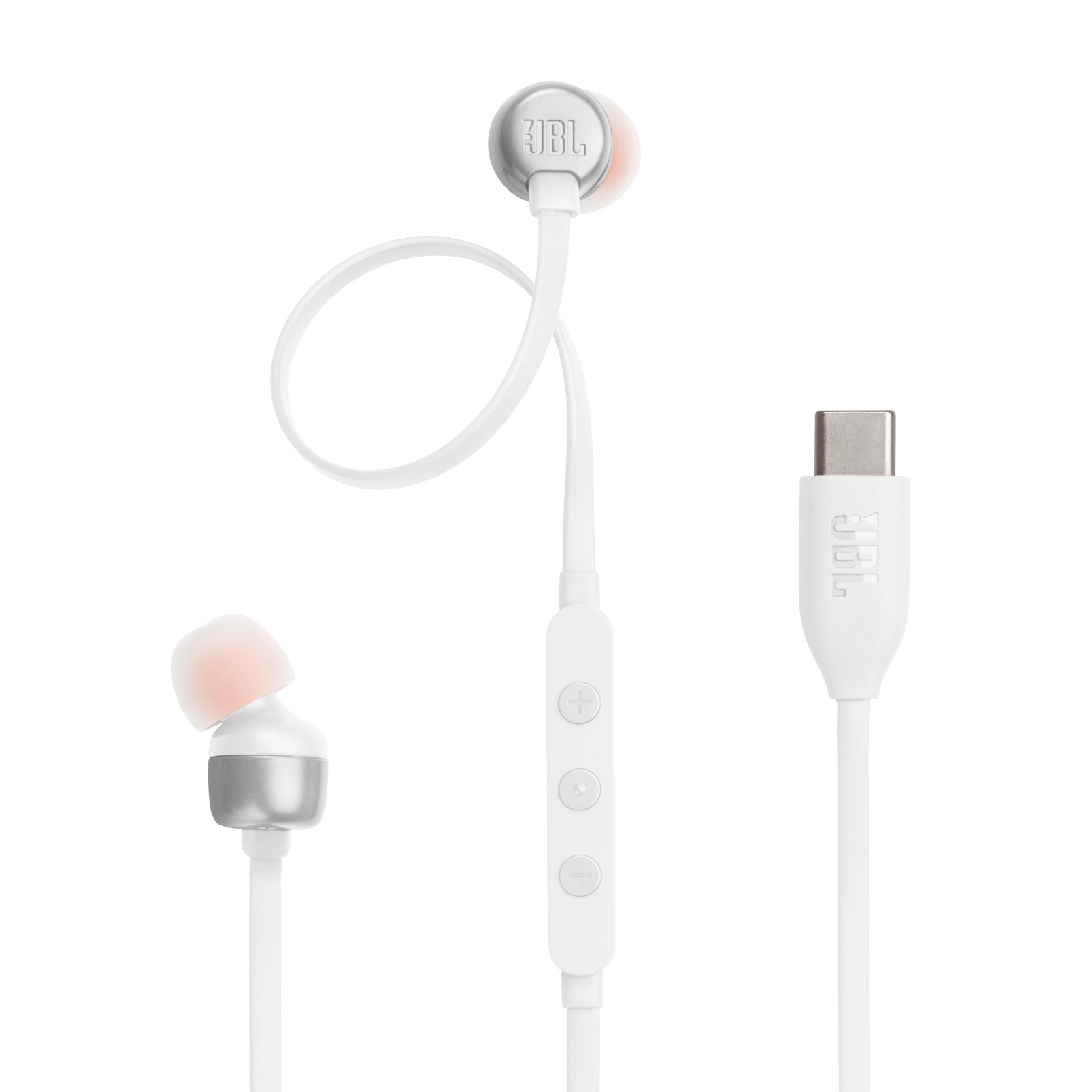 JBL T310C USB-C Wired Earphones - White