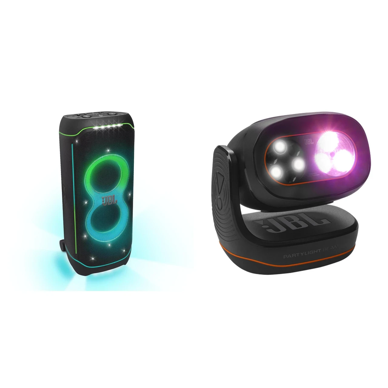 JBL portable Bluetooth PartyLight Beam - Black