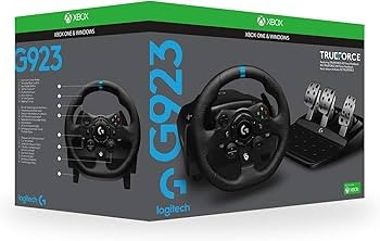 LOGITECH G923 Racing Wheel and Pedals for Xbox One and PC - USB - EMEA - MS EU