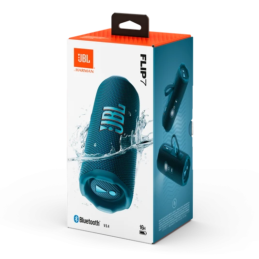 JBL Flip7 Waterproof Portable Bluetooth Speaker - Blue