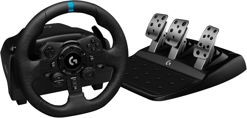 LOGITECH G923 Racing Wheel and Pedals for Xbox One and PC - USB - EMEA - MS EU