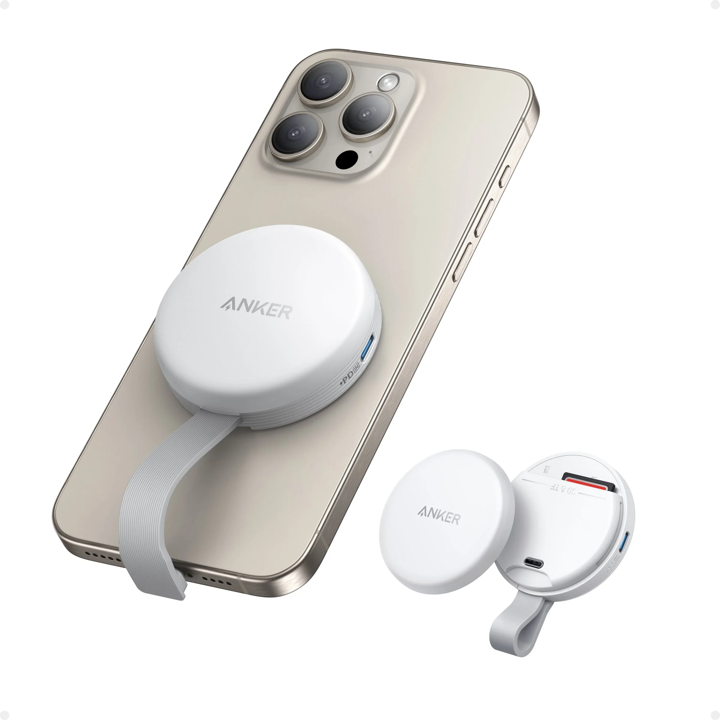 Anker MagGO USB-C Adapter, SD Card Reader for iphone