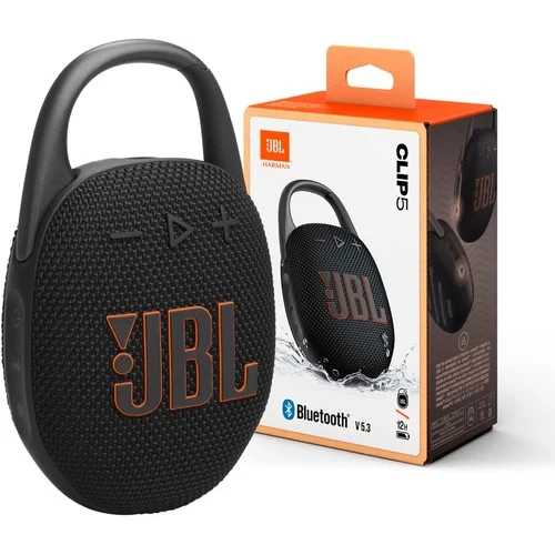 JBL CLIP 5 PORTABLE BLUETOOTH SPEAKER BLACK
