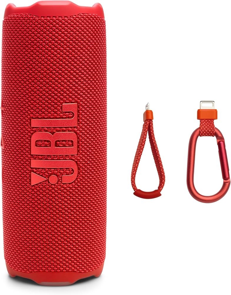 JBL Flip7 Waterproof Portable Bluetooth Speaker - Red
