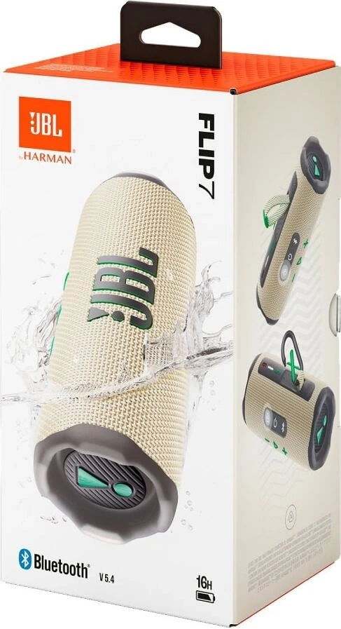 JBL Flip7 WaterProof Portable Bluetooth Speaker - Sand