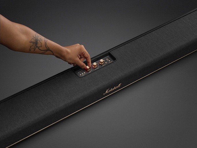 Marshall Heston120 TV Soundbar With Dolby Atoms - Black