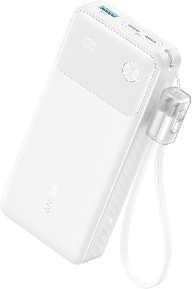 ANKER POWER BANK 20K 30W ON THE GO WHITE