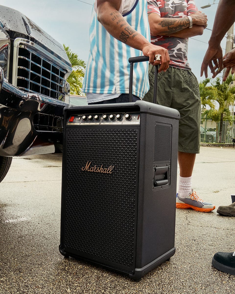 Marshall Bromley 750 Party Speaker - Black & Brass